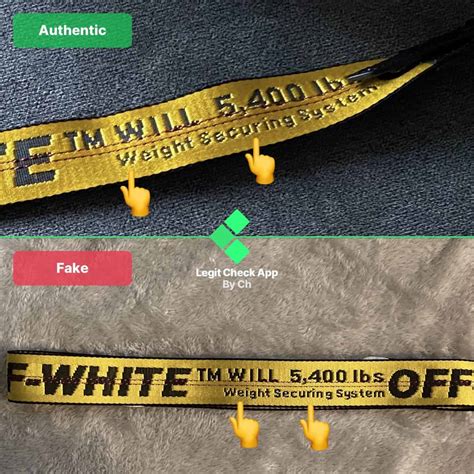 off white bag strap replica|How To Spot Fake Vs Real Off.